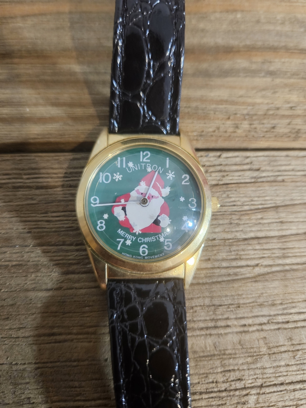 Vintage Christmas Watch Milan MLN1000 Santa Claus Quartz